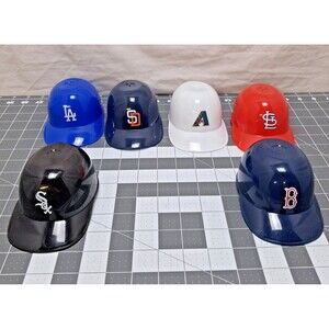 6 Vintage Laich Plastic Batting Helmet Souvenir MLB Baseball Red Sox St Louis